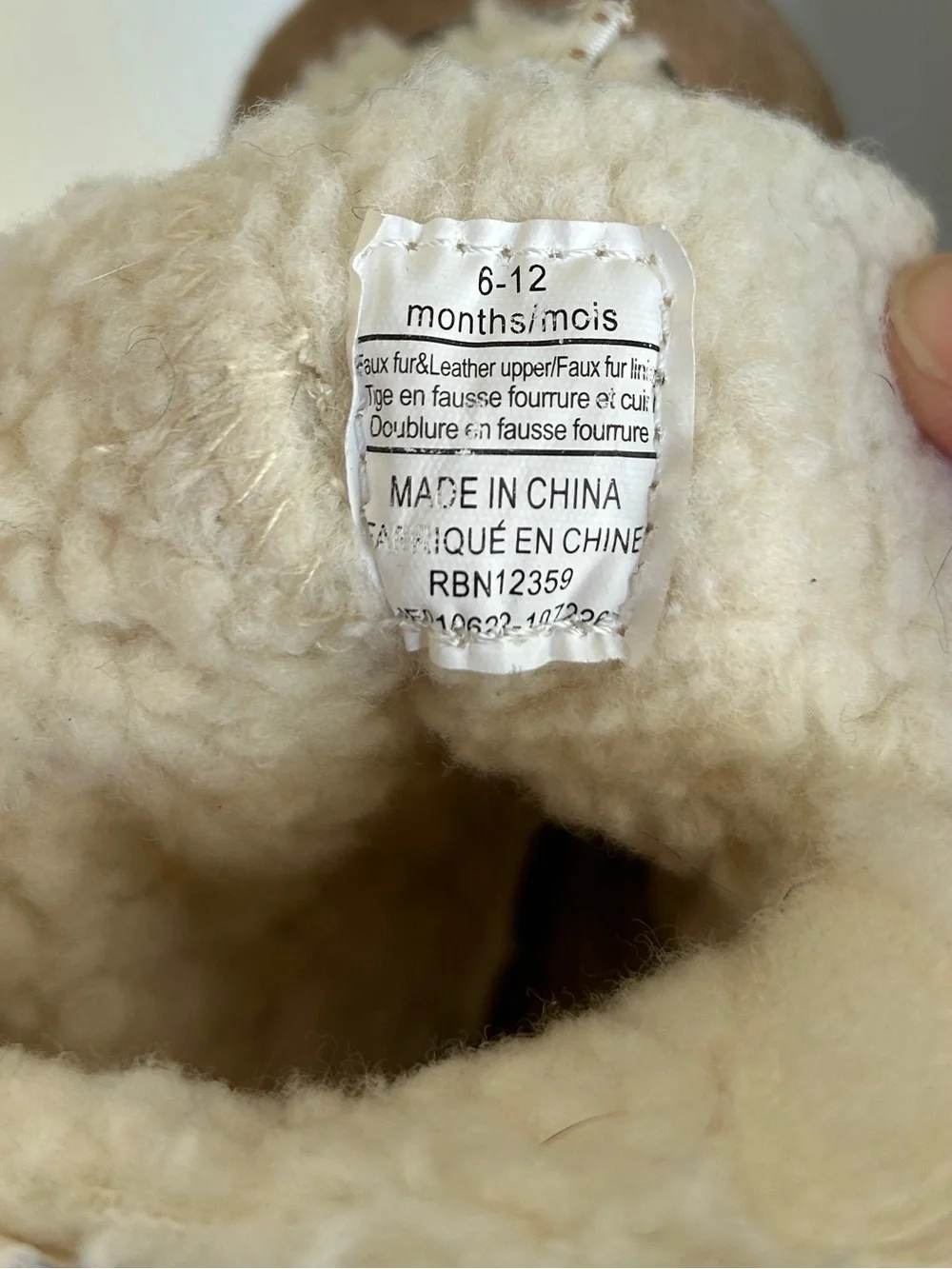 Robeez fur booties